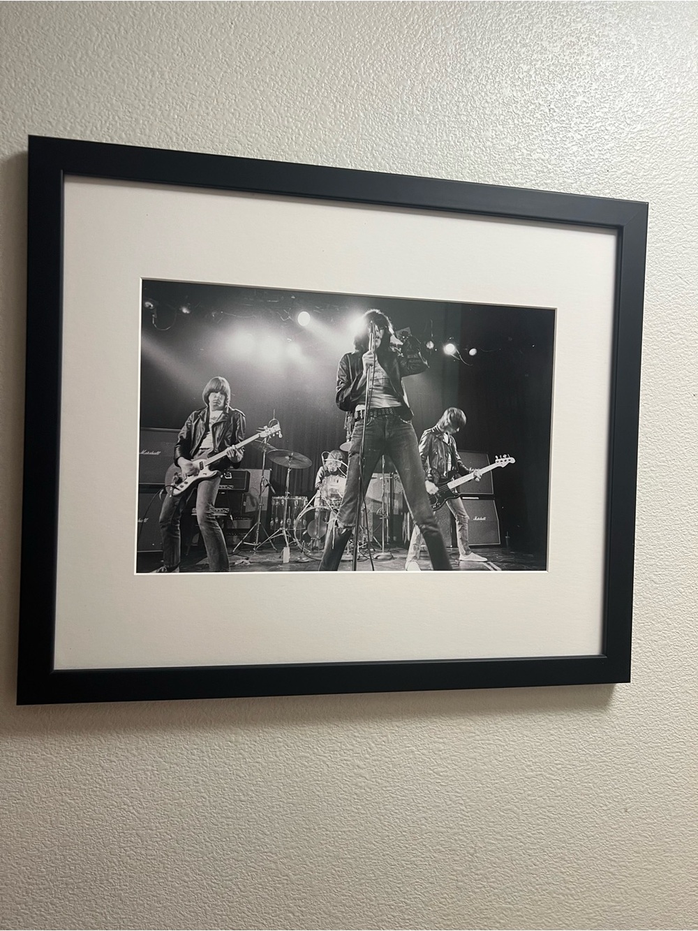 The Ramones framed photo